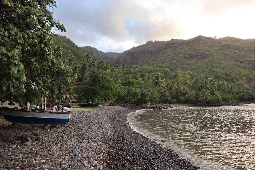 beach in Hanaiapa - Hiva Oa - Marquesas Islands - French Polynesia