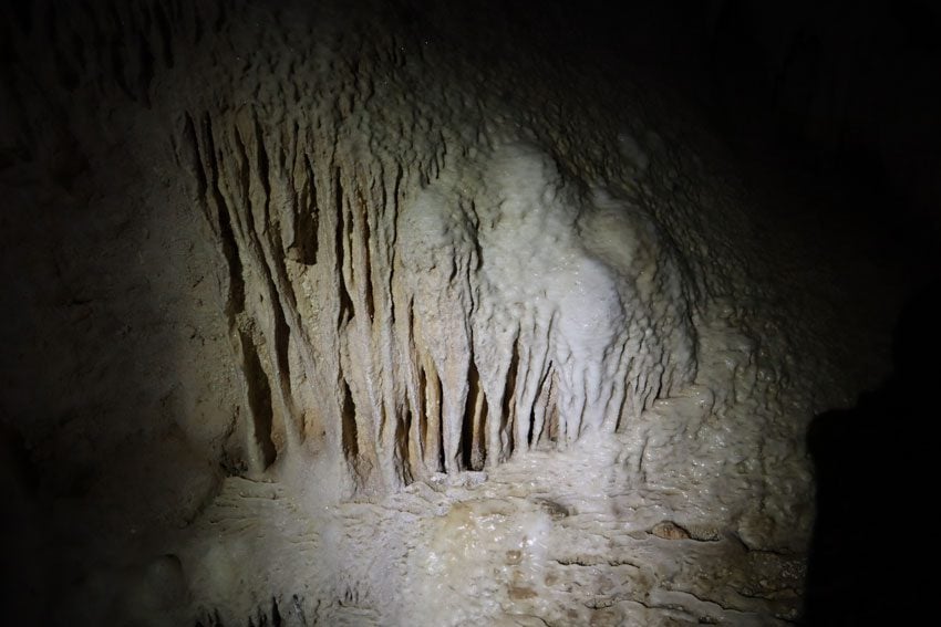 calcium deposits in Ana Mouo - hiking in rurutu - austral islands - french polynesia