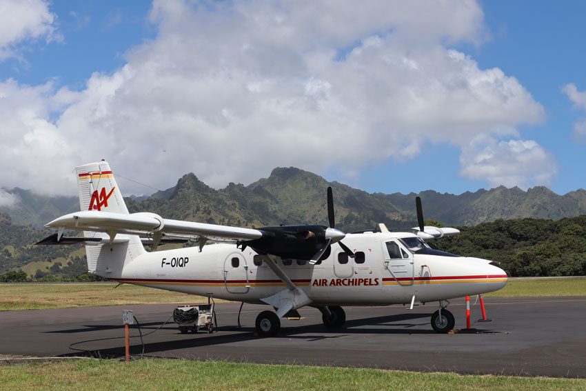 flying from hiva oa to ua pou on small plane - Hiva Oa - Marquesas Islands - French Polynesia