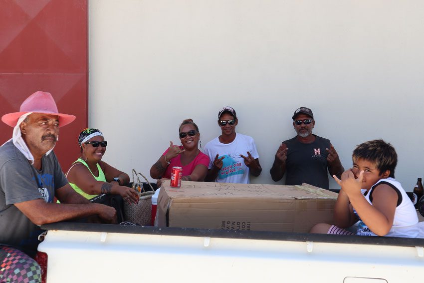 locals in - tikehau - french polynesia