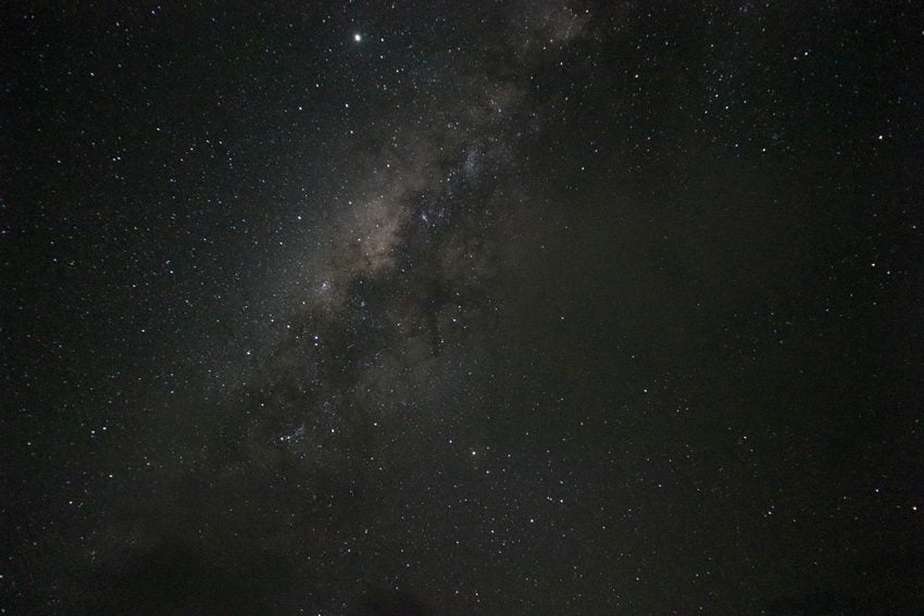 night sky and milky way - tikehau - french polynesia
