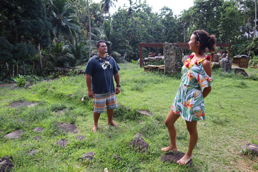 pifa oconnor in Lipona - Hiva Oa - Marquesas Islands - French Polynesia