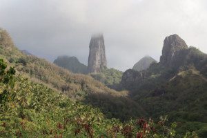 piton basalt pinnacle - Ua Pou - Marquesas Islands - French Polynesia