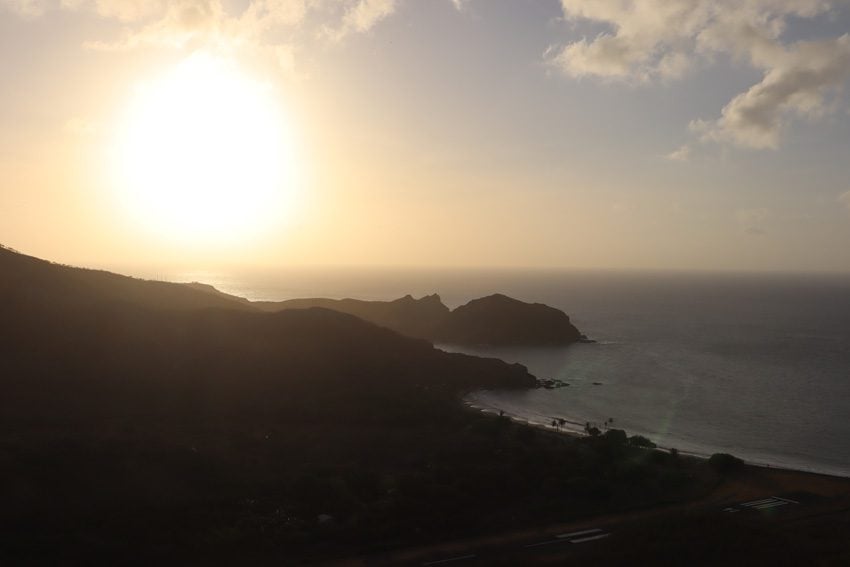 sunset on road trip - Ua Pou - Marquesas Islands - French Polynesia