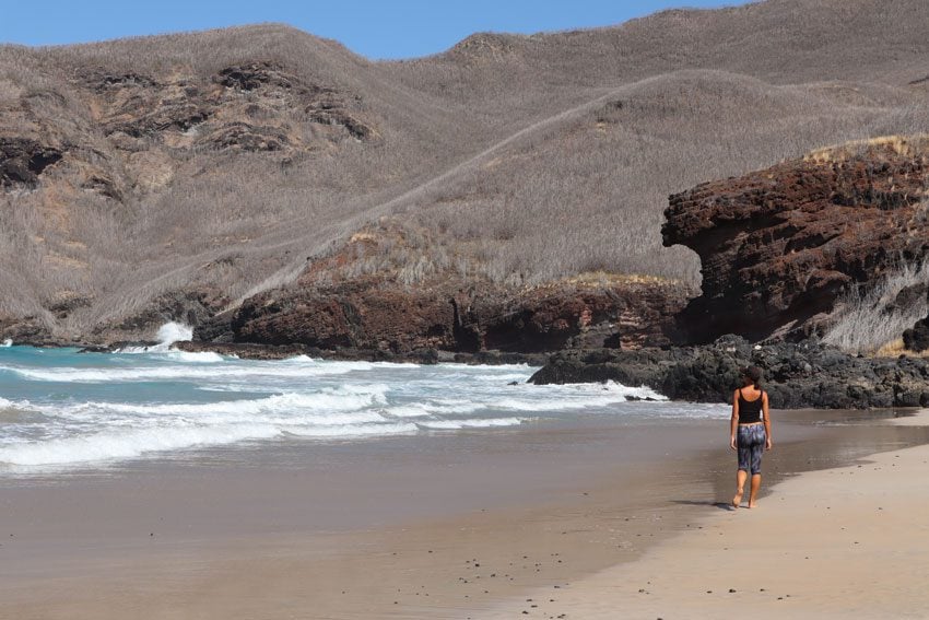 wild beach 3 - hiking Hakamoui Loop - Ua Pou - Marquesas Islands - French Polynesia