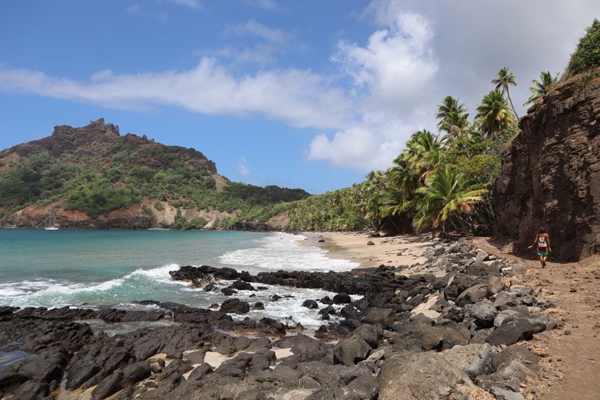 Anaho Bay beach 2 - nuku hiva - marquesas islands - french polynesia