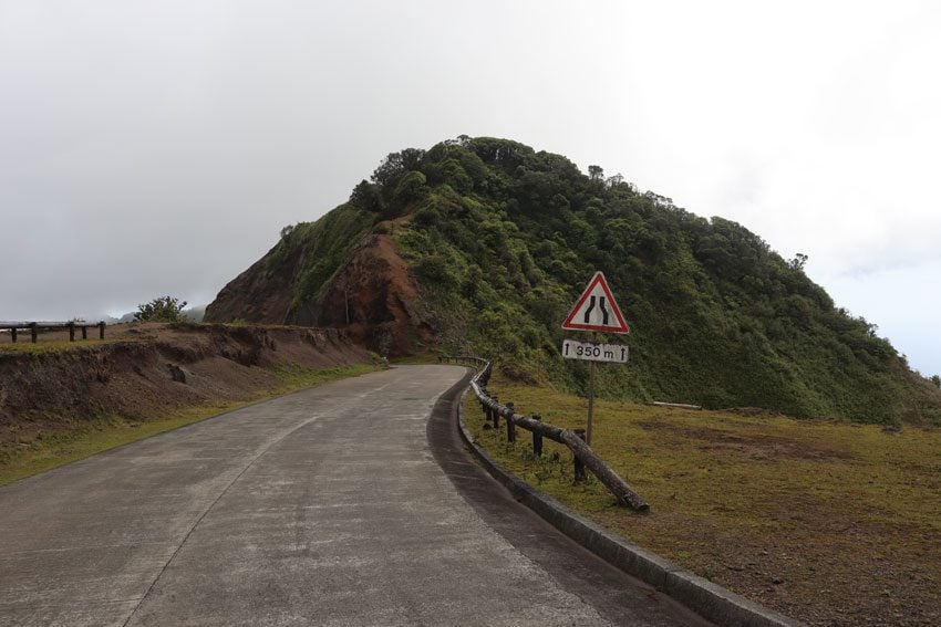 Driving from airport - nuku hiva - marquesas islands - french polynesia