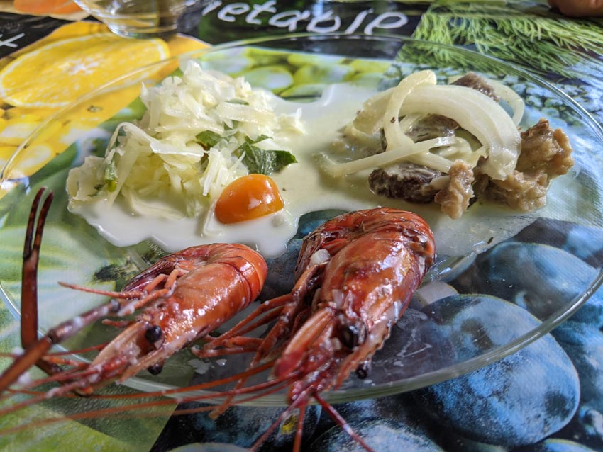 lunch 2 lunch at Ana and Tangy - Hakaui Valley - nuku hiva - marquesas islands - french polynesia