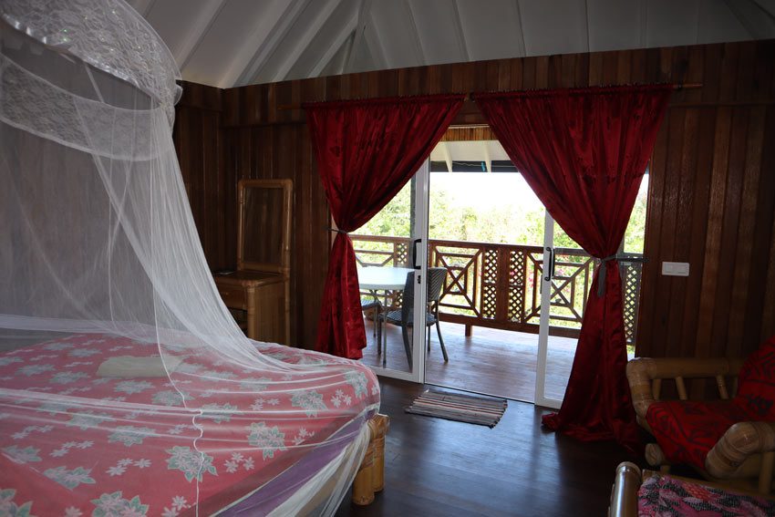 Interior of bungalow - pension vaimano Raivavae - Austral Islands - French Polynesia