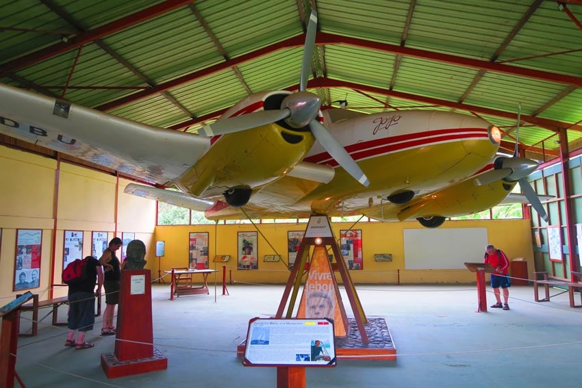 Jojo airplane jacques brel museum Hiva Oa Marquesas Islands French Polynesia