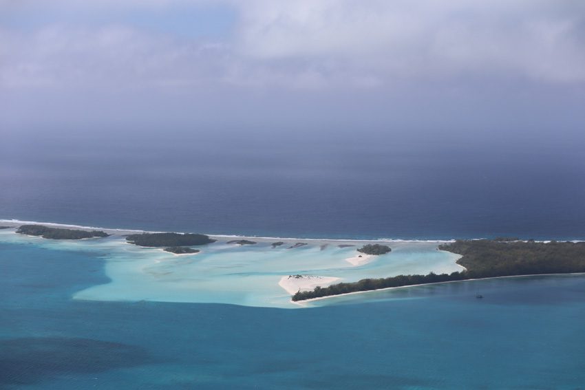 Motu Piscine from Mount Hiro hike Raivavae - Austral Islands - French Polynesia