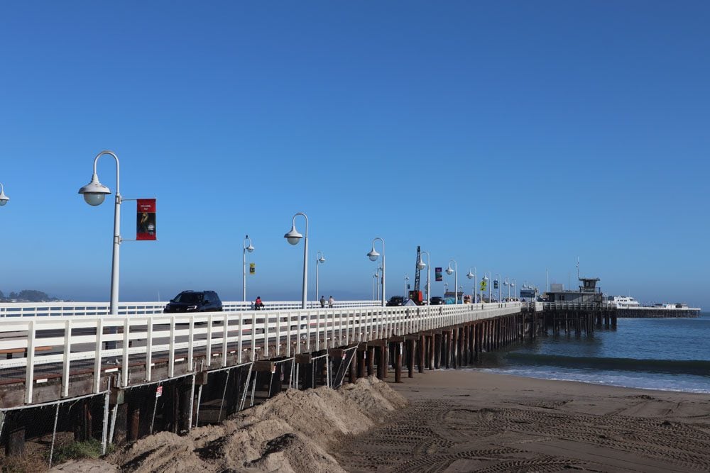 Santa Cruz municipal wharf pacific coast highway