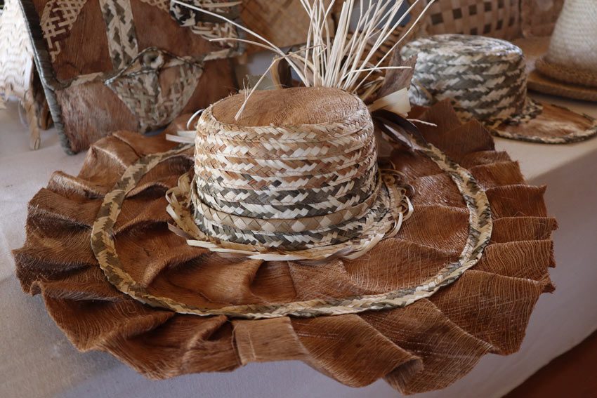 traditional hat from Rurutu - Austral Islands - French Polynesia