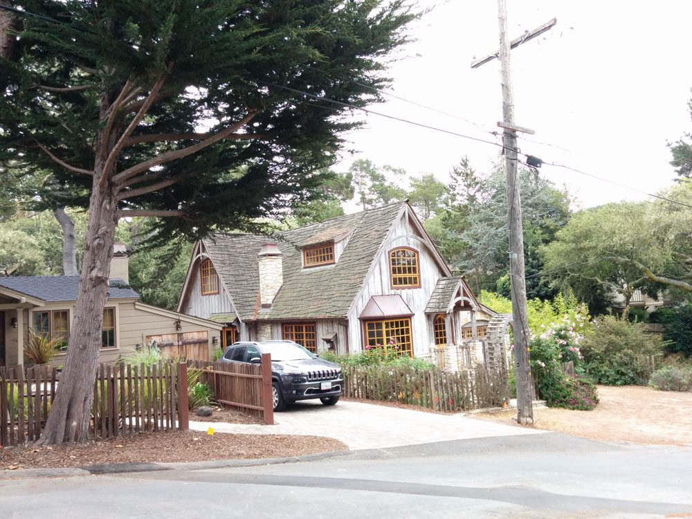 typical home in carmel - pacific coast highway