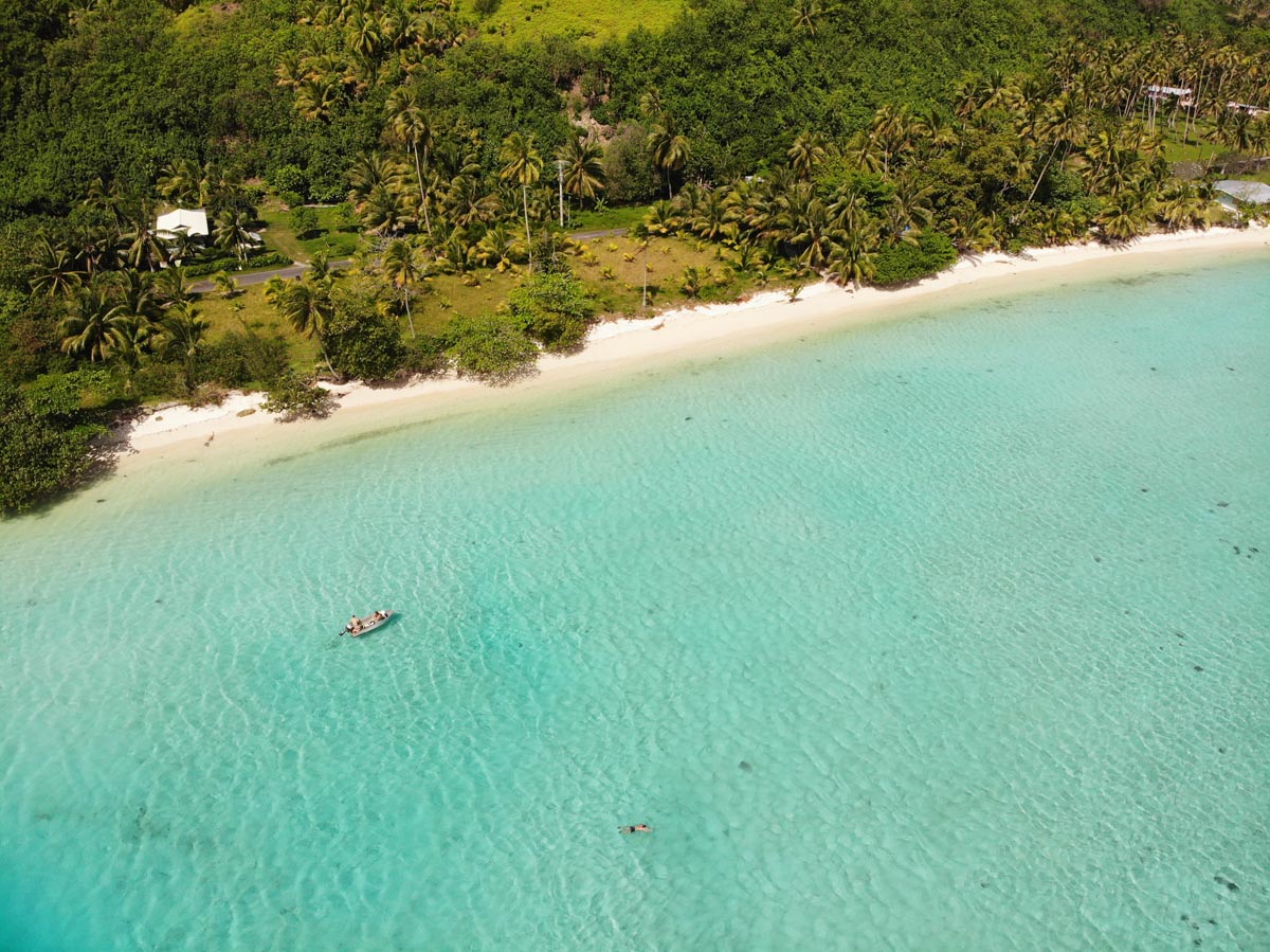 Avea-Bay-Huahine-Aerial-view