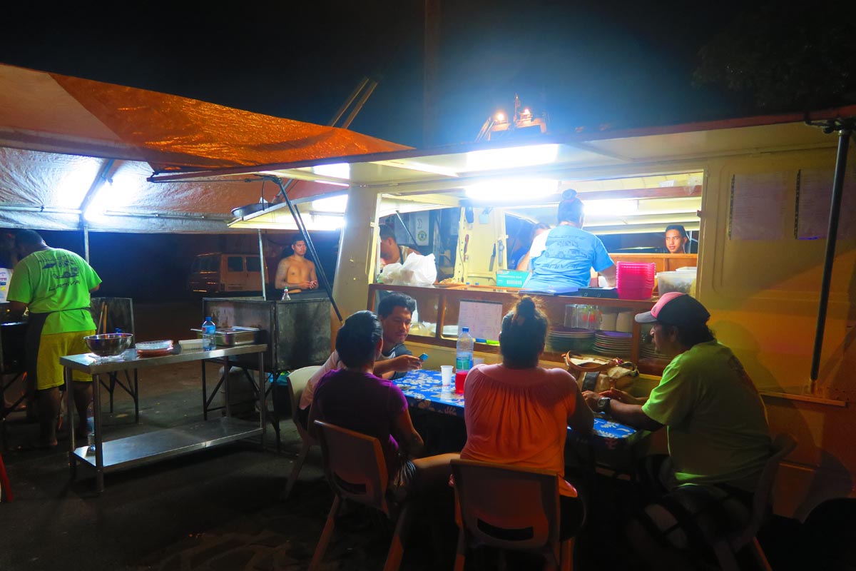 Food truck - roulotte - Huahine