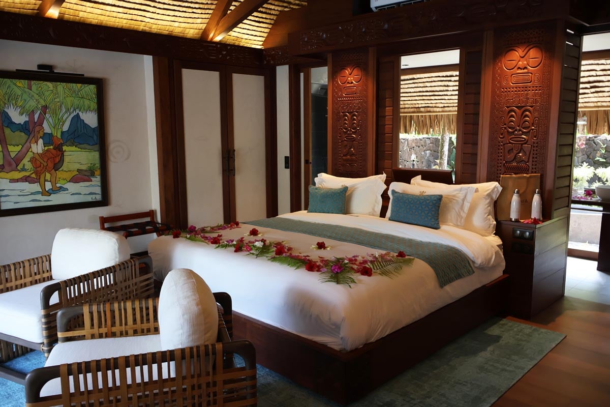 Le Tahaa Resort - Beach Villas - bedroom