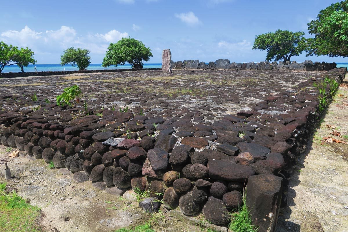 Marae Taputapuatea - Raiatea - temple structure