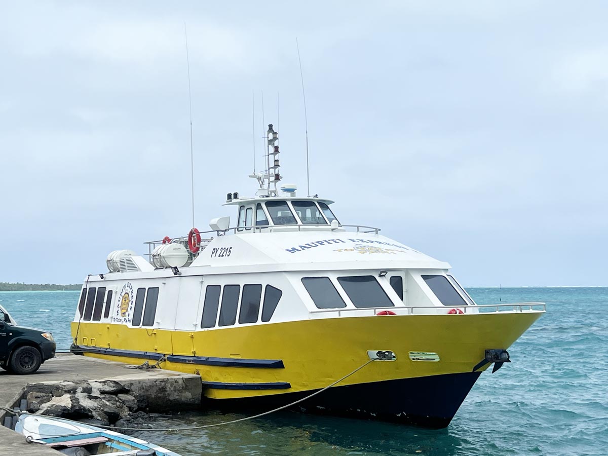 Maupiti Express boat shuttle