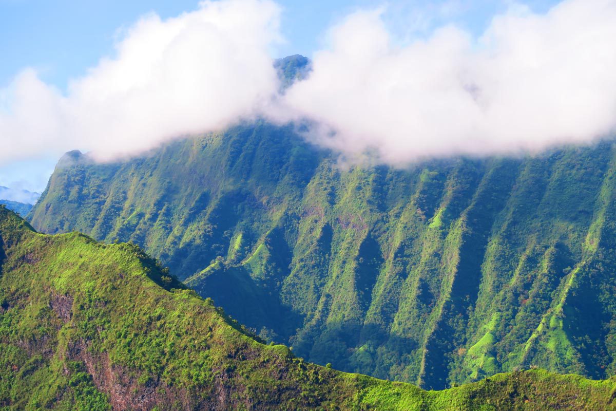 Mount Aorai Hike - Tahiti - French Polynesia - Jagged mountain