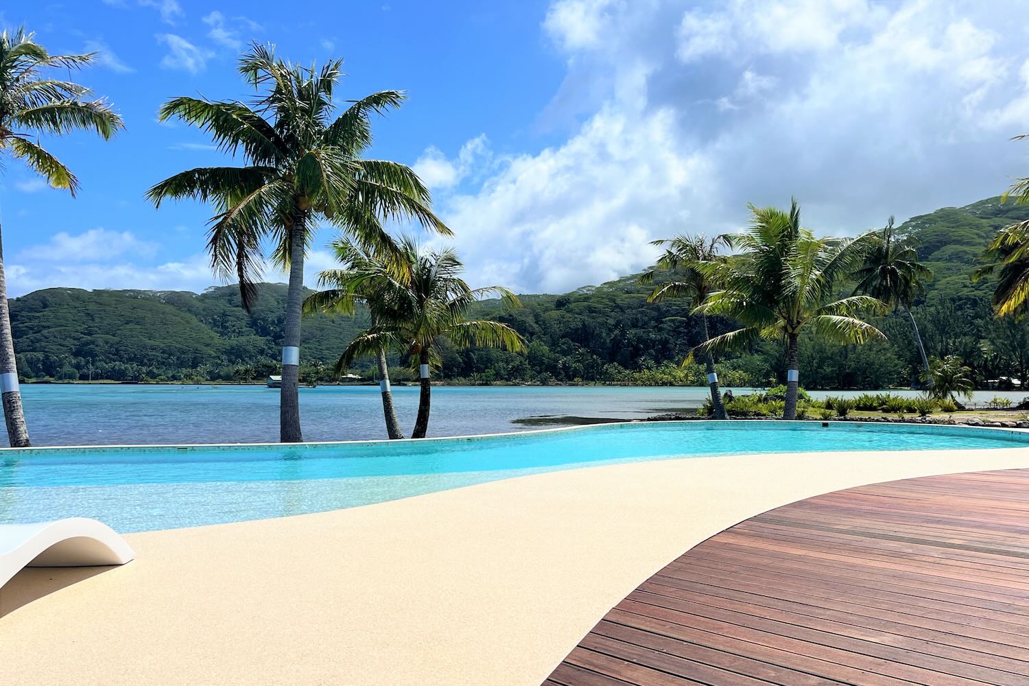 Swimming pool at Raiatea Hotel - Apatoa Beach and Garden Village