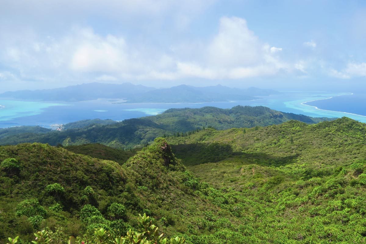 Tahaa from the Temehani Plateau Hike