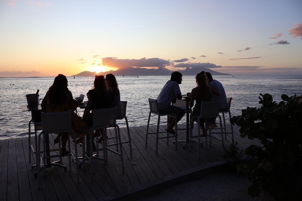 Te Moana Tahiti Resort - beach bar