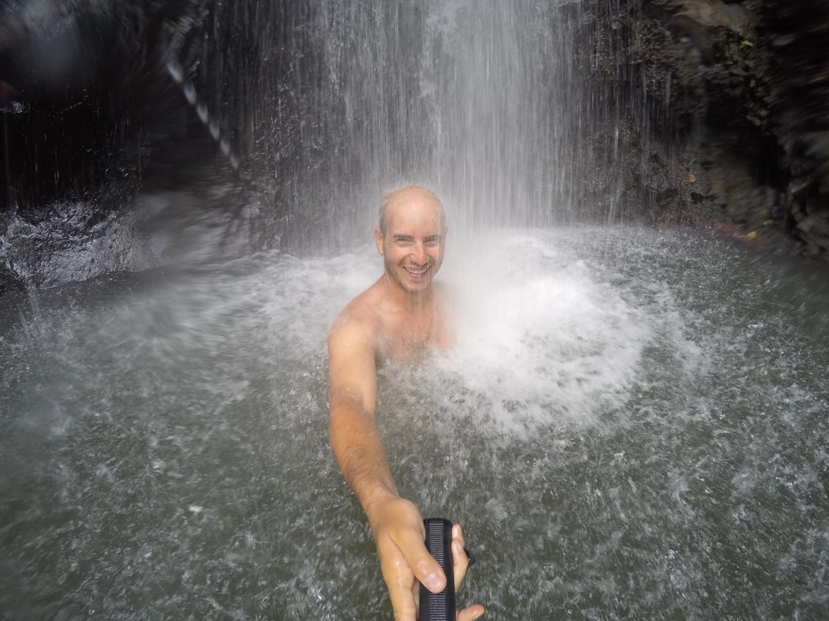 Three-Waterfalls-Hike-Les-Trois-Cascades-Raiatea-selfie