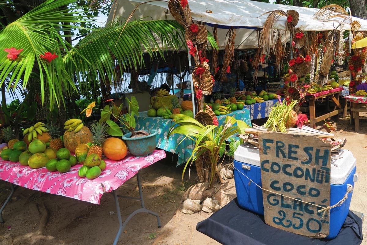 Local fruit stand in Moorea 2