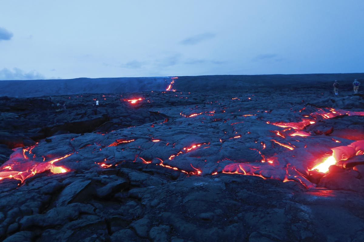 Lava from Kilauea - Hawaii Volcanoes National Park Big Island