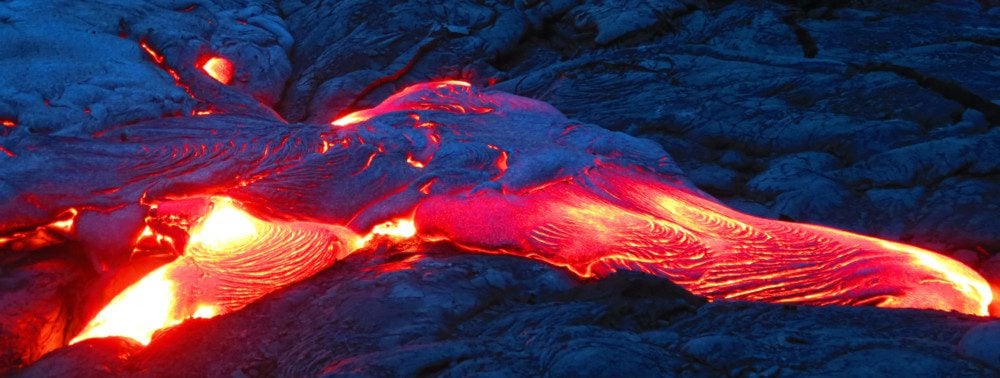 Hawaii category hero image - lava in big island