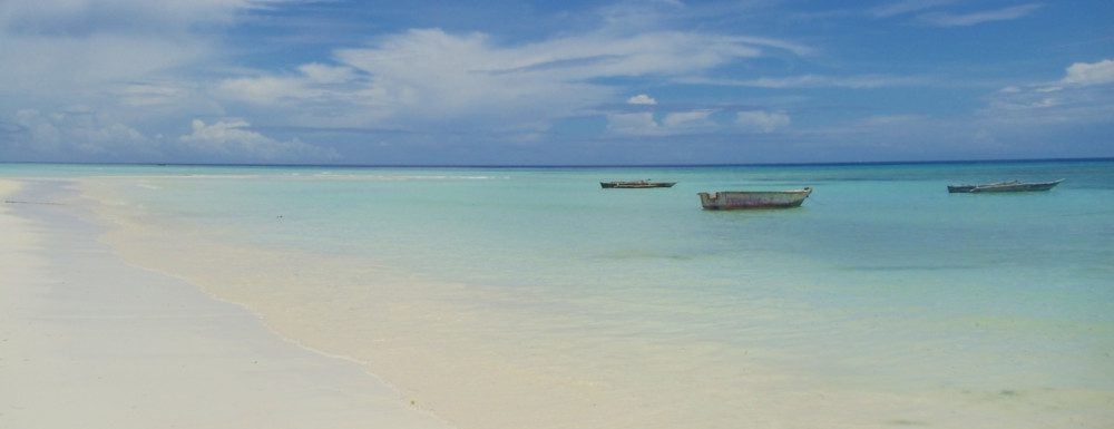 White sand beach in Zanzibar - category hero image