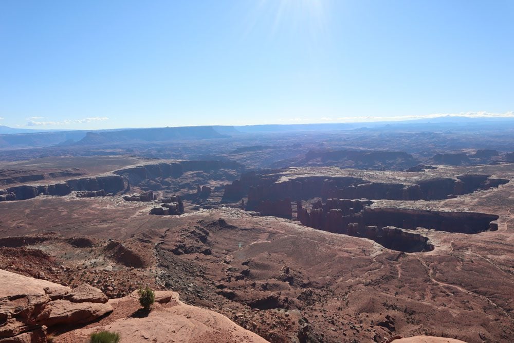 Grand View Point trail - island in the sky - canyonlands national park - utah