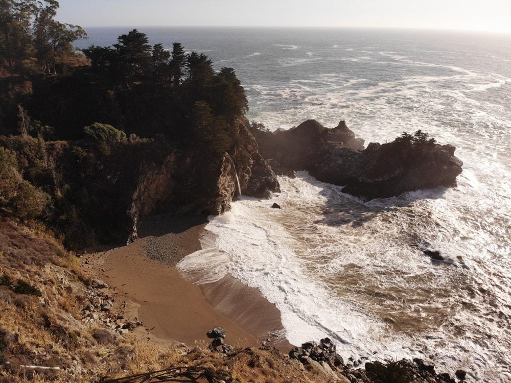 McWay-Falls-pacific-coast-highway-aerial-view