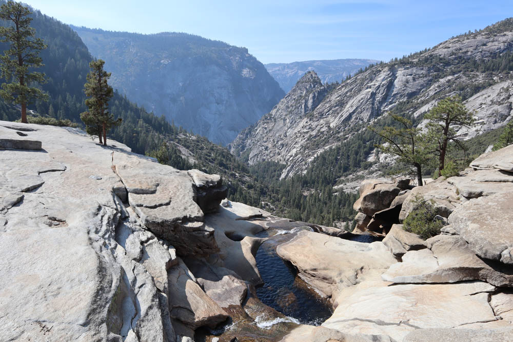 Nevada Waterfall - mist trail hike - Yosemite national park