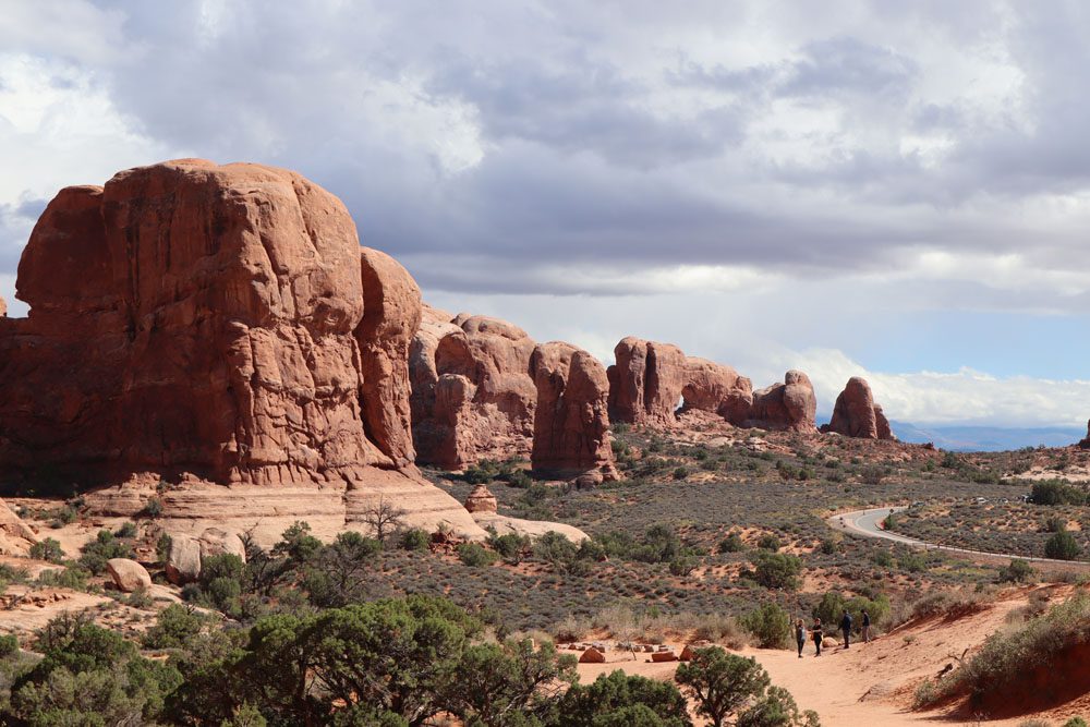 Parade of Elephants - Arches national park - utah