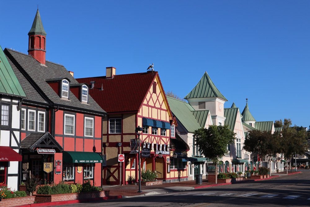 Solvang downtown california