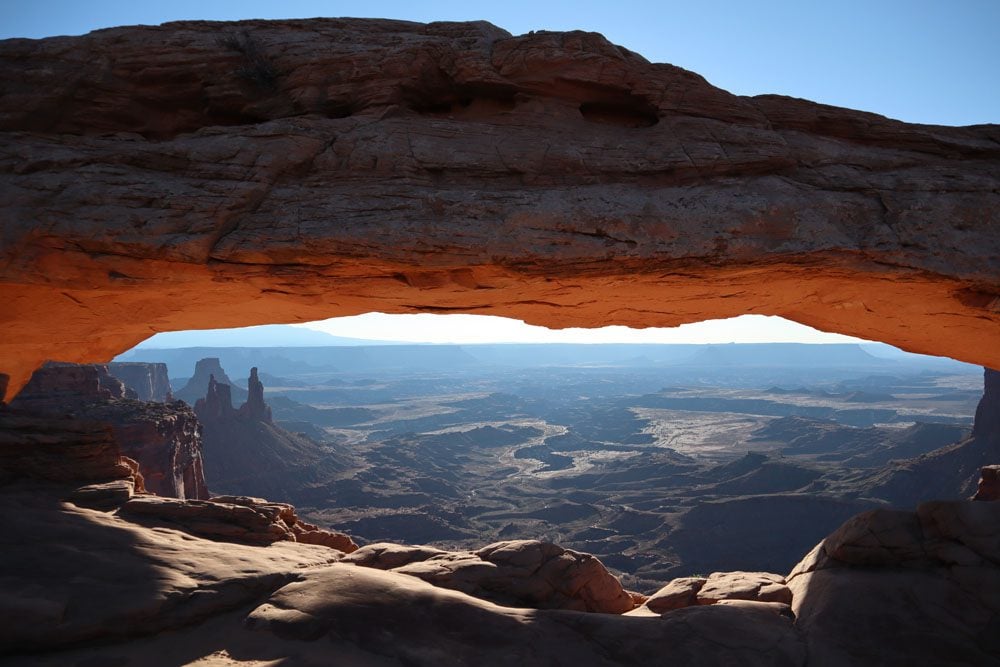 Sunrise at Mesa Arch - island in the sky - canyonlands national park - utah