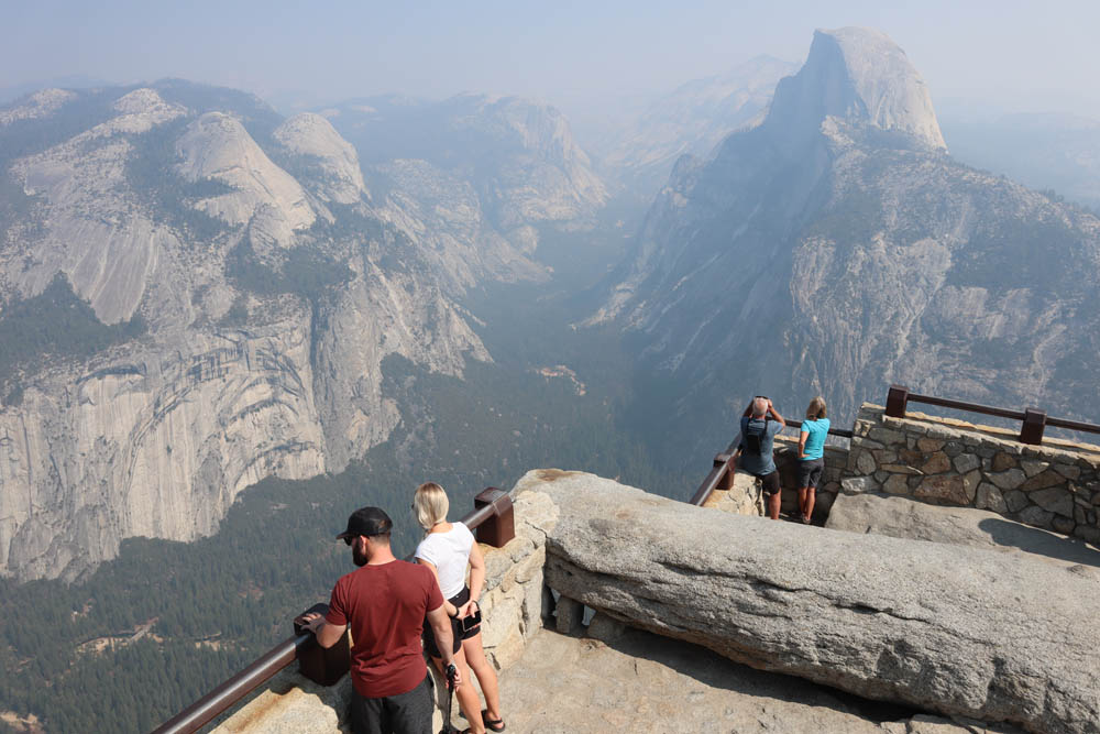 View of Half Dome from Glacier Point - Yosemite National Park