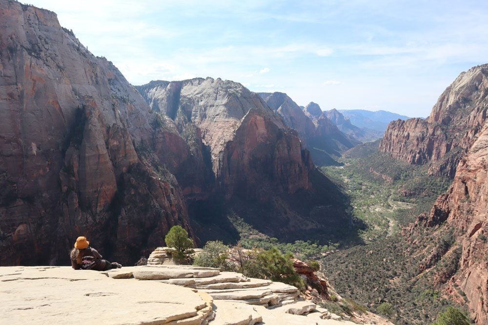 Zion valley from angles landing