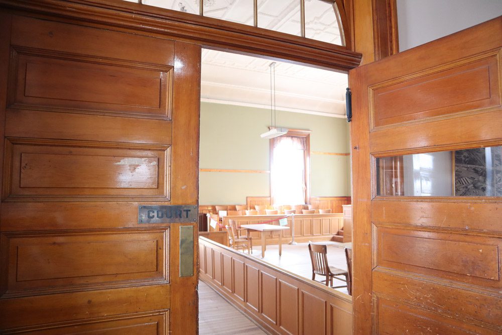 courtroom at old courthouse museum holbrook arizona