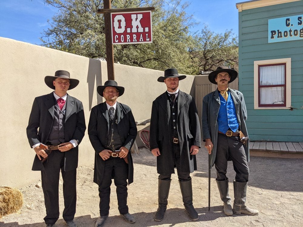gunfight the OK corral show - Tombstone arizona