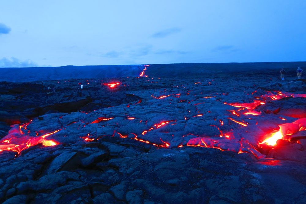 lava river Kilauea volcano big island hawaii