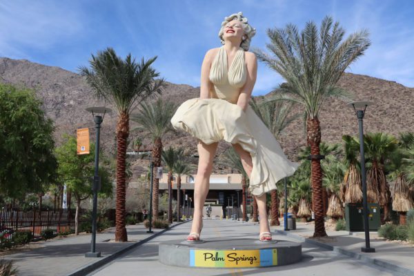 Marilyn Monroe Statue Palm Springs 600x400 