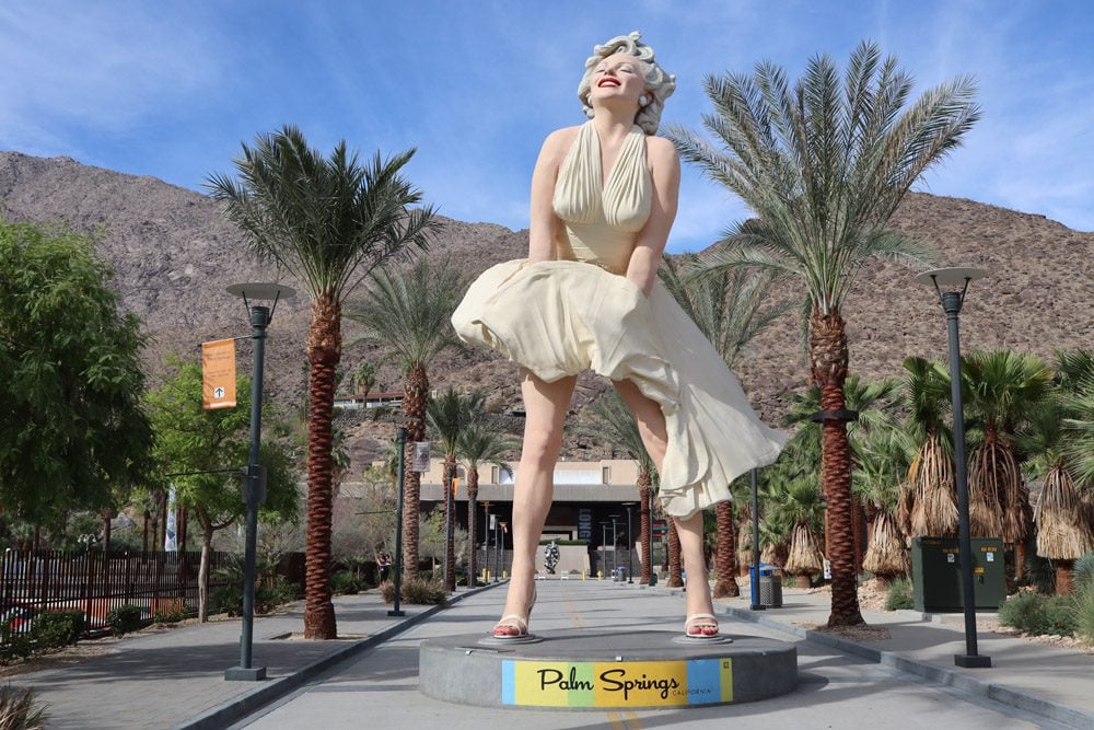 Marilyn Monroe Statue Palm Springs - Travel Off Path