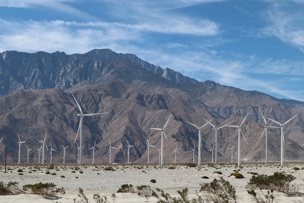palm springs wind farms