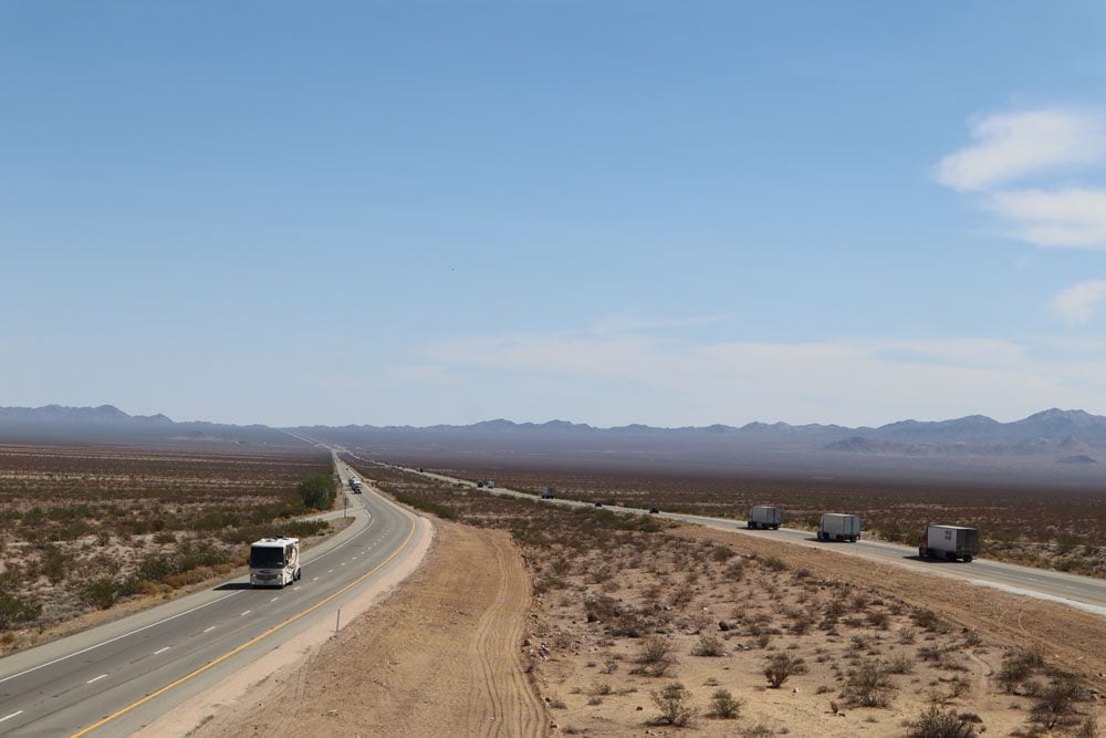 scenic interstate 15 california desert