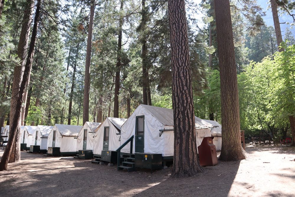 Curry Village Yosemite - covered tents