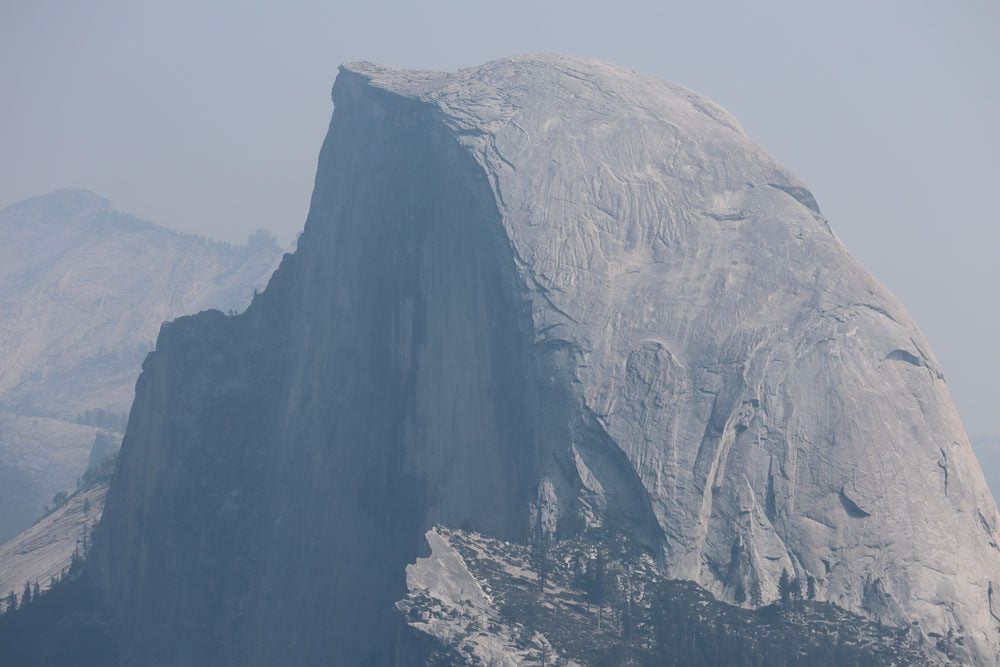 Half Dome closeup Yosemite