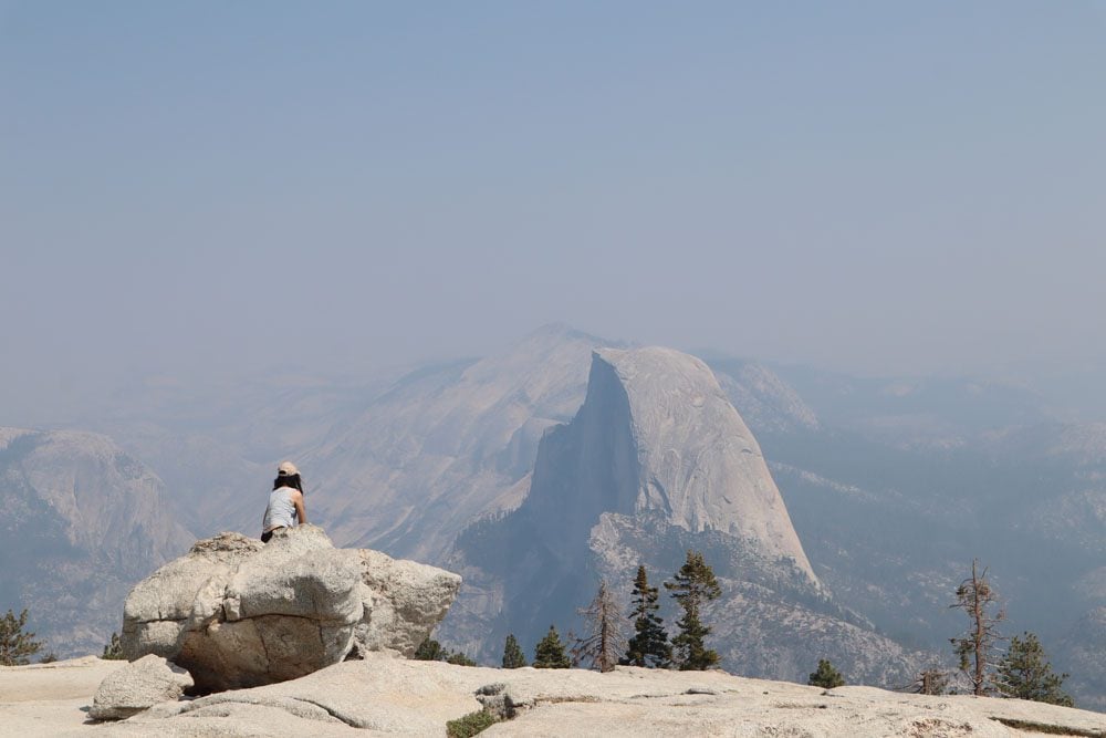 Half Dome from Sentinel Dome Yosemite